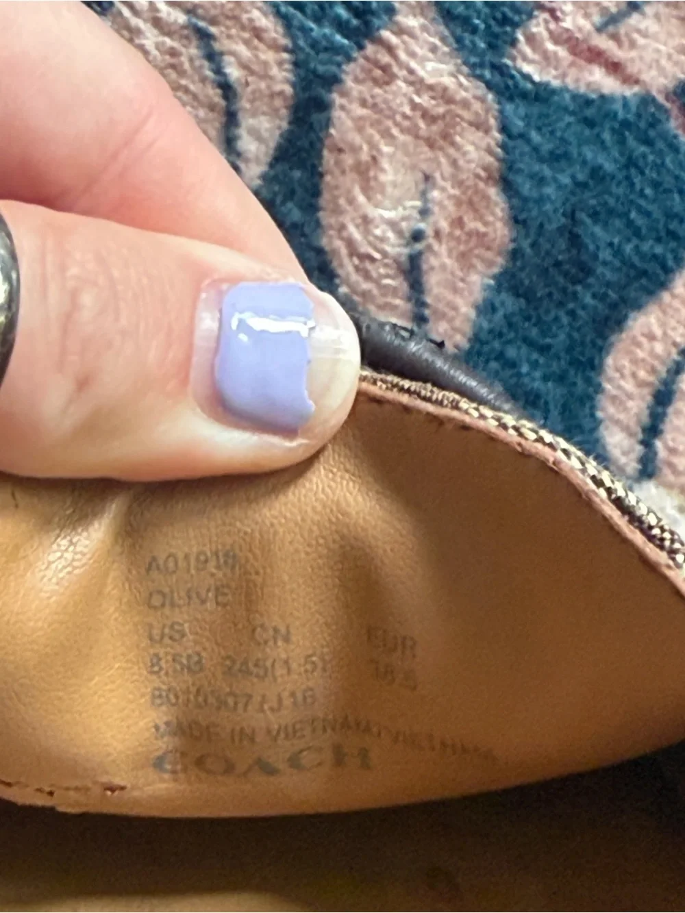 Coach Brown Signature Canvas and Dark Brown Leather Loafers with Gold Hardware